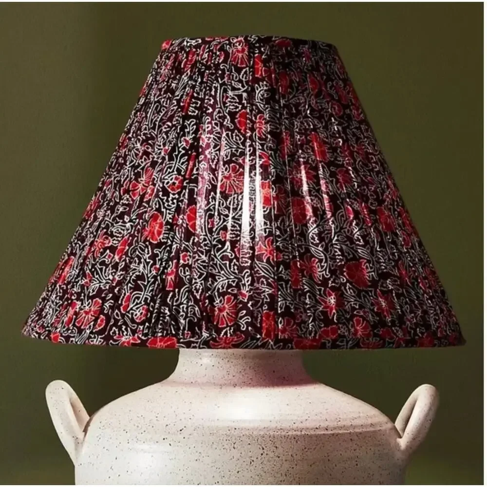 Amber Lewis for Anthropologie Lamp Shade Floral NEW